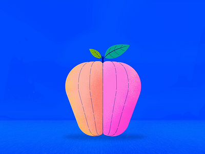 Le Apple 2d animation character design gif iapple illustration studio thelittlelabs