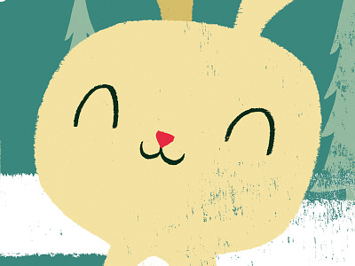 Snow Bunny bunny cute illustration rabbit snow