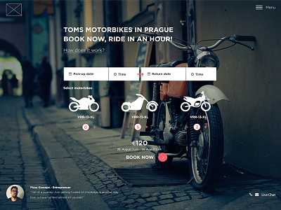 Motorbikes ux web