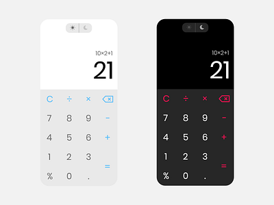 DailyUI - 004 calculator dailyui design flat ui ui design uiux ux