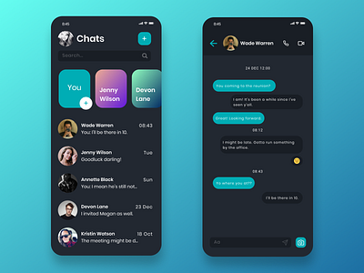 DailyUI 013 - Direct Messaging app app design chat app chatting dailyui message messaging messaging app messenger minimal ui ui design uiux ux