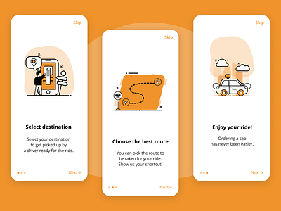 DailyUI 023 - Onboarding app app design dailyui design minimal mobile onboarding onboarding screens onboarding ui ui design ux vector