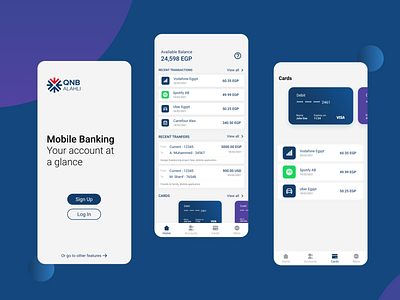 Mobile Banking App app app design banking app design finance minimal mobile mobile app mobile bank ui ui design uiux ux