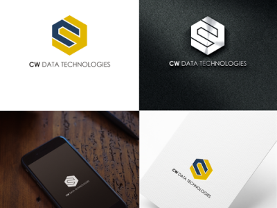 Logo Design For CW DATA TECHNOLOGIES 3d 3d logo branding design graphic design icon logo vector