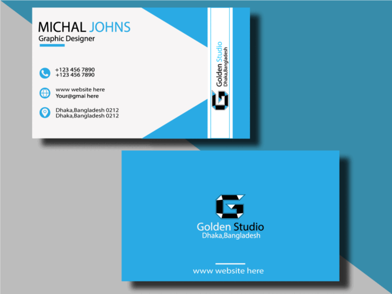 modern business card design