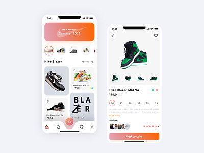 Store Shoes Mobile App