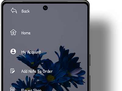 Menu - Catalog app for trendy florist