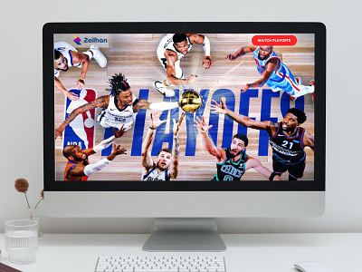 2022 NBA Playoffs Landing Page Design