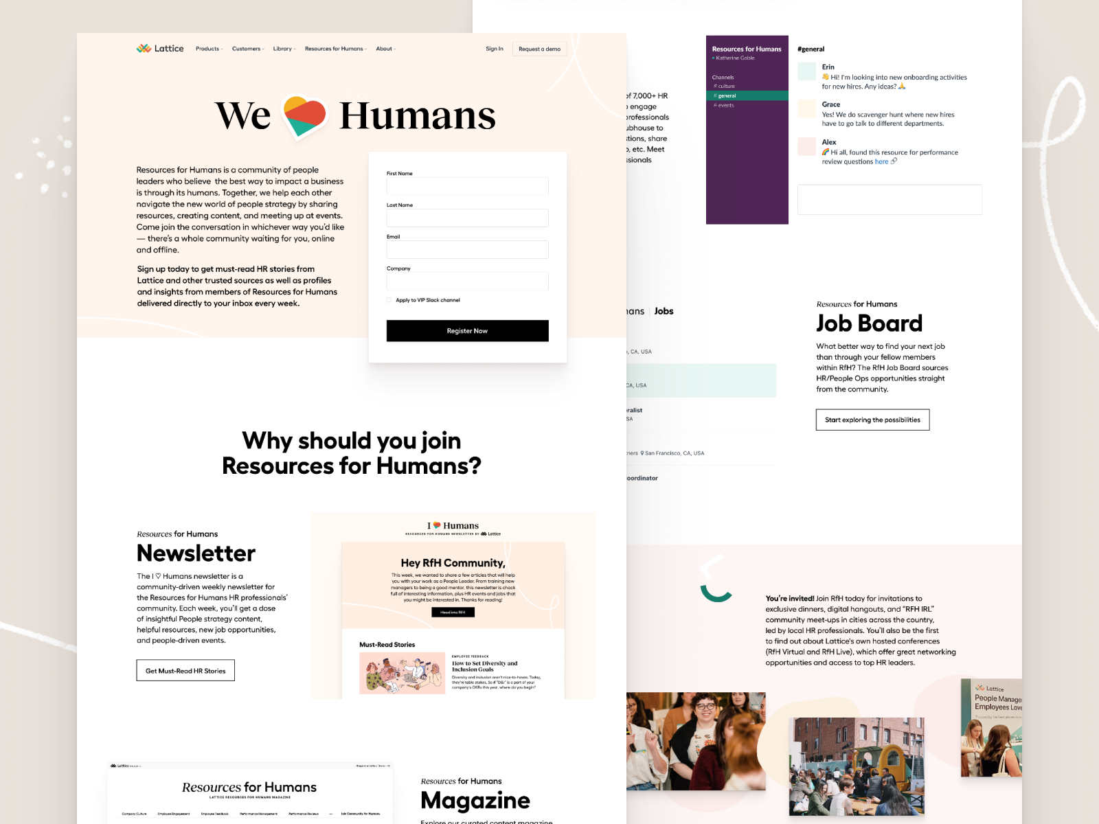 We Love Humans ️ by Damien Da Costa for Lattice on Dribbble