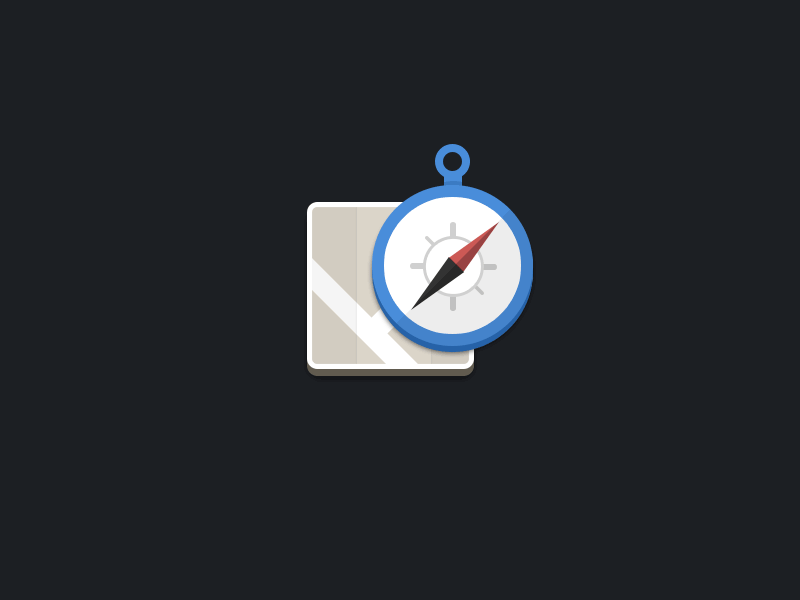 Icons for navigation app color flat gif icons navigation set simple