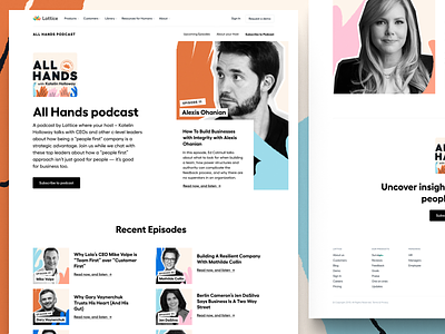All Hands Podcast — Landing Page 🖼