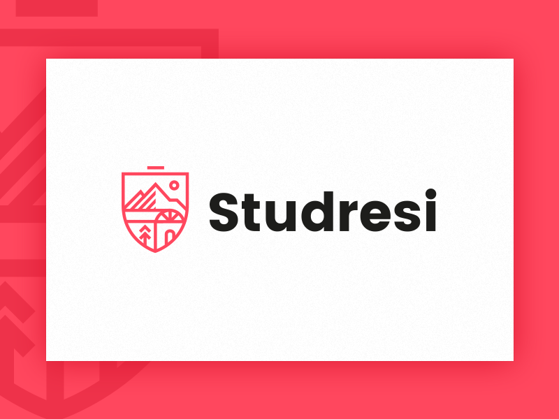 Studresi Logo coat of arms stamp branding identity logo