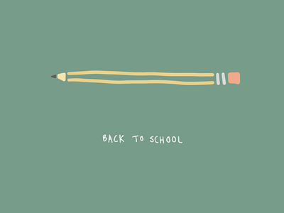 Back to School back to school illustration line drawing pencil school