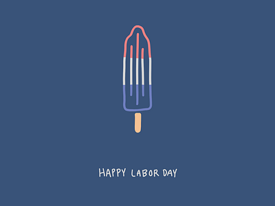 Labor Day firecracker illustration labor day line drawing popsicle