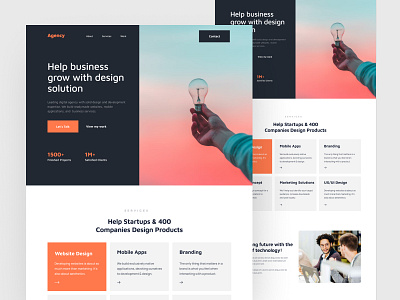 Agency Landing Page