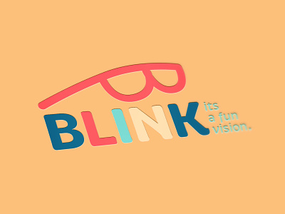 Blink Kids Eyewear brand identity branding design designer eyewear fun glasses graphic design health kids logo vision