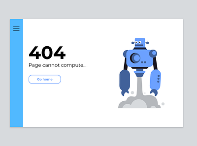 DailyUI Challenge008- 404 Page 404 challenge dailyui design robot ui web