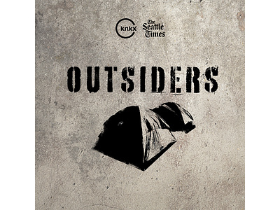 Outsiders Podcast Art branding design graphic design illustration logo podcast