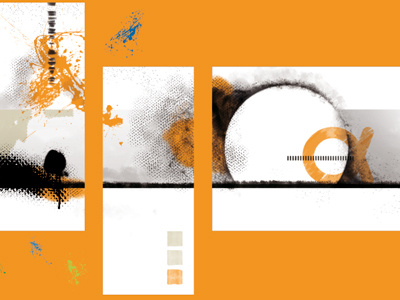 Painting abstract adenis orange painting photoshop pushaune