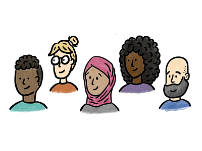 Inclusive Design Advocacy avatars blog characters diversity illustration inclusion inclusive design people people illustration person team ux