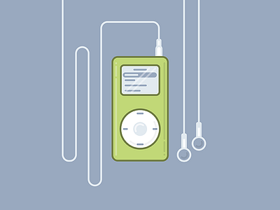 iPod Mini apple green headphones ipod ipod mini music tbt