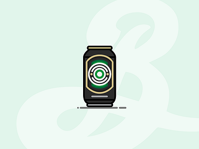 Beer Can #1: Brooklyn Lager beer beer can brooklyn brooklyn lager can illustration lager