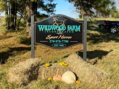 Wildwood Farm coreldraw graphic design logo signs vinyl cutting
