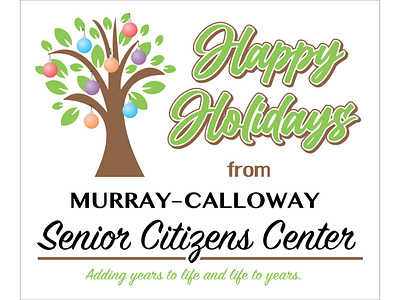 Murray-Calloway Senior Citizens Center coreldraw graphic design printed vinyl