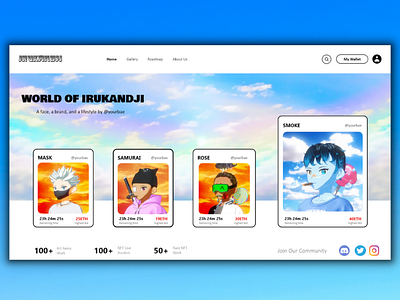 IRUKANDJI NFT (LANDING PAGE)