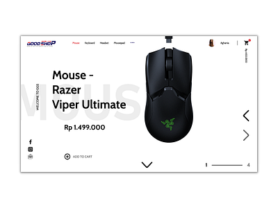 Landing page Gaming shop ( Good Gaming Shop )