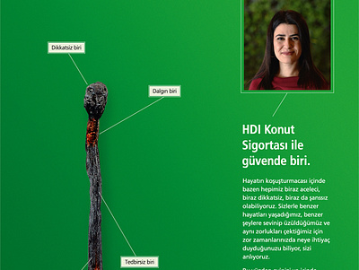 HDI SIGORTA Campaign advertising branding campaign clean design graphics