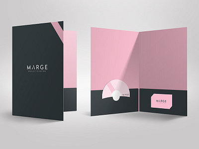 Marge Dosya beauty centre branding clean graphics identity logo simple typography