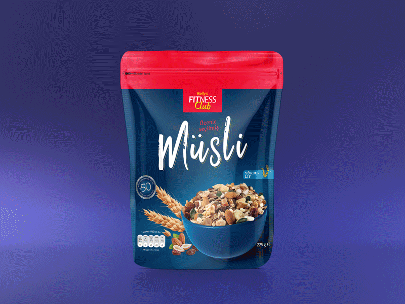 Musli OatMeal Package branding clean illustration minimal oats package package design simple