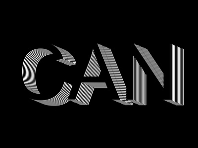 CAN design graphic design typography vector