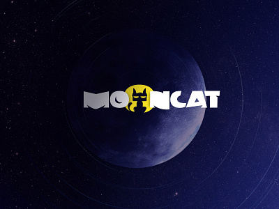 mooncat logo design