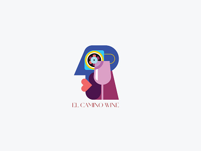 El Caminowine logo 2020 branding