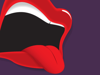 The Mouth creative design illustration vector