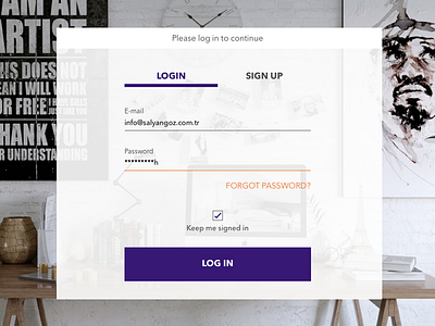 Daily UI Day 001 Login Form