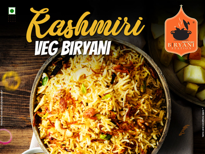 Kashmiri Veg Biryani | franchise veg biryani by Biryani on Dribbble