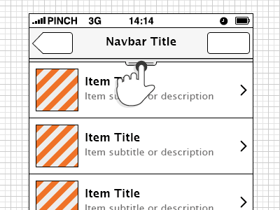 Info Blinds iOS Pattern blinds drag info ios iphone pattern