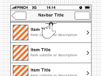 Info Blinds iOS Pattern