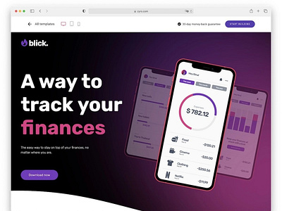 Modern Finances UI Websites