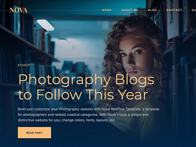 Nova - Photography Website Blogs