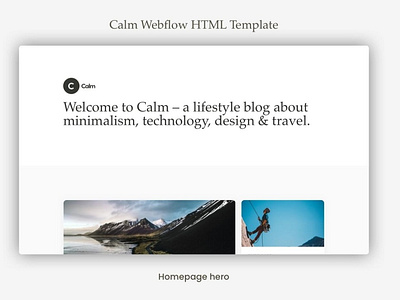 Calm - Lifestyle blogs