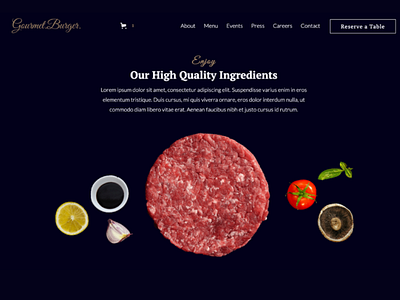 Glory Burger - Foods /Restaurants Website branding burgers dark ecommerce food graphic design illustration modern reataurant responsive simple ui wordpress