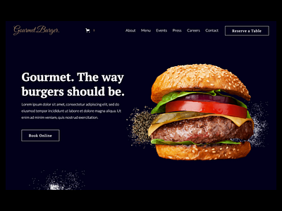 Gourmet Burgers - Foods And Restaurants websites