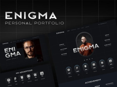 Enigma - Portfolio Website