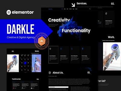 DARKLE - Digital Agency Web design modern wordpress