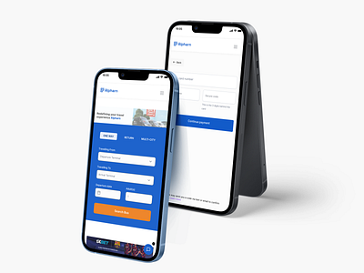 Alpharn app booking branding design figma ui ux