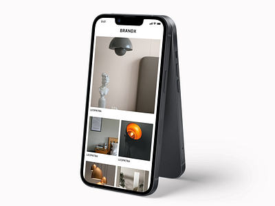 Brandx app design figma ui